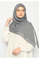 Hijab Segi Empat Voal Irania Grey